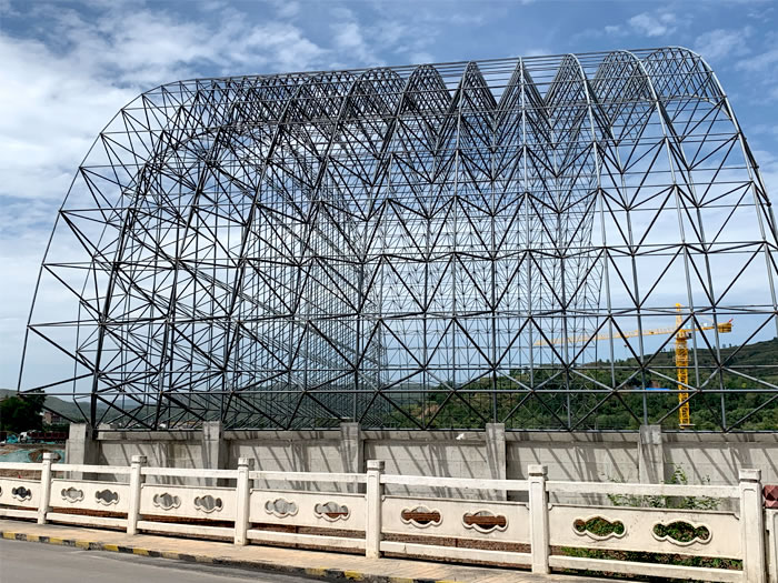 宣武山寨矿储煤棚网架